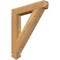 Ekena Millwork Traditional Arts & Crafts Rough Sawn Bracket, Western Red Cedar, 4"W x 26"D x 30"H BKT04X26X30TRA03RWR - alternate 1